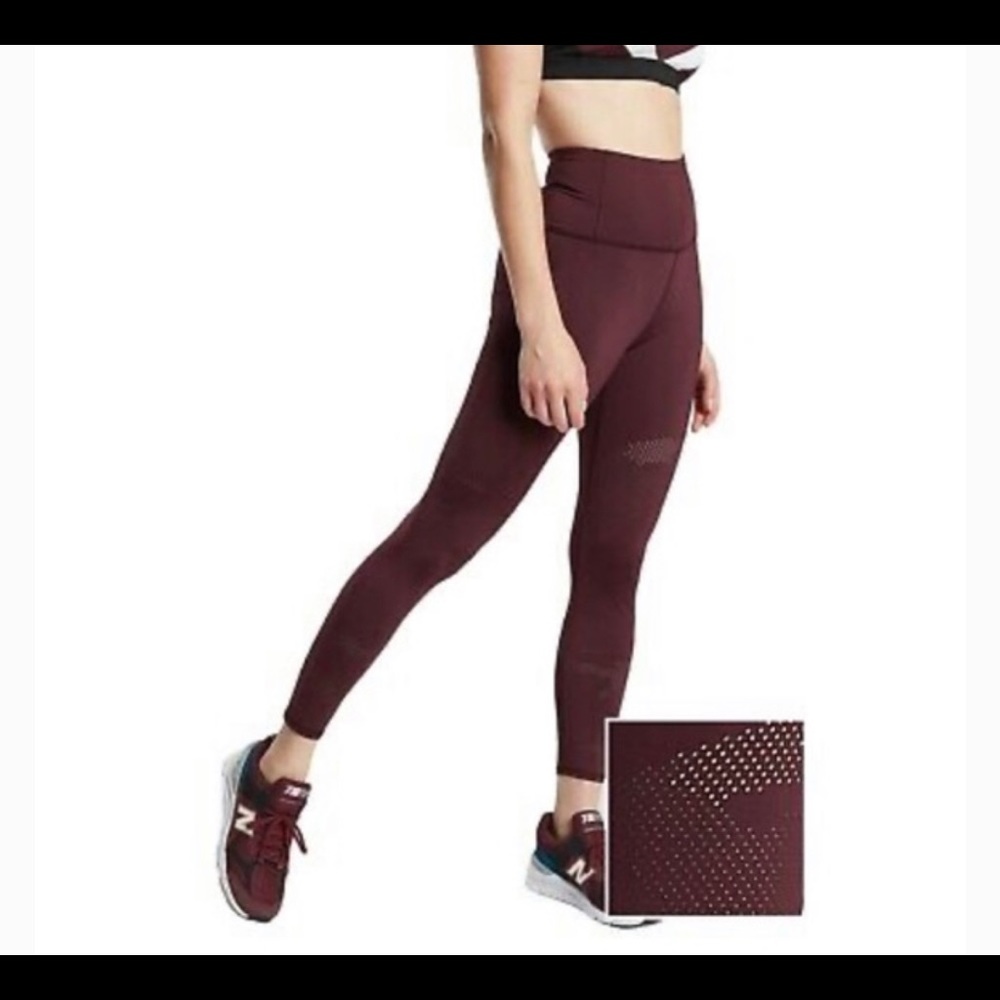 Athleta Laser Cut Camo Leggings